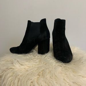 Size 6 Black Suede Cole Haan Booties